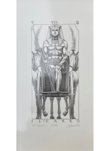 Iassen Ghiuselev Algraphy Tarot Card - The Chariot - unframed